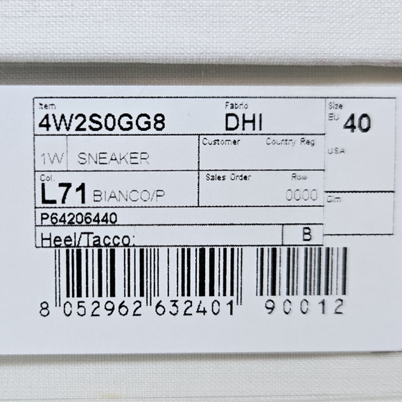 FLATFORM ROCKSTUD UNTITLED SNEAKER IN CALFSKIN WITH MICRO STUDS Size 40 - Picture 16 of 17